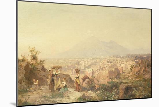 A View of Pompeii by Franz Richard Unterberger-Franz Richard Unterberger-Mounted Giclee Print