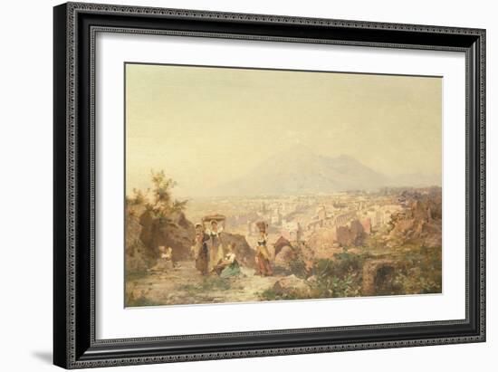 A View of Pompeii by Franz Richard Unterberger-Franz Richard Unterberger-Framed Giclee Print
