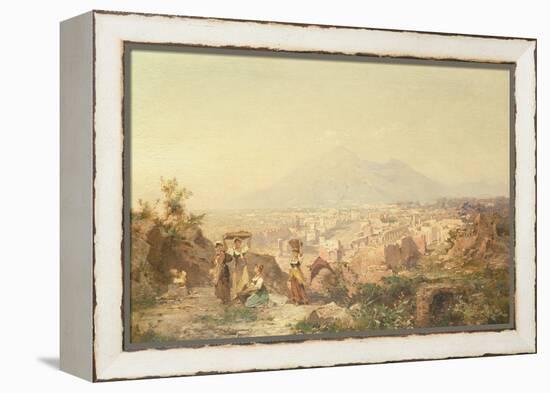 A View of Pompeii by Franz Richard Unterberger-Franz Richard Unterberger-Framed Premier Image Canvas