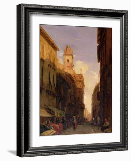 A View of Prince Maffei's Palace, Verona-Richard Parkes Bonington-Framed Giclee Print