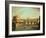 A View of Rome with the Bridge and Castel St. Angelo by the Tiber-Vanvitelli (Gaspar van Wittel)-Framed Giclee Print