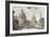 A View of Rome with the Two Churches of Santa Maria Di Loreto and the Church of Our Lady-Giovanni Battista Piranesi-Framed Giclee Print