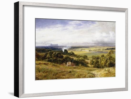 A View of Runnymede with Windsor Castle, England-Robert Gallon-Framed Giclee Print