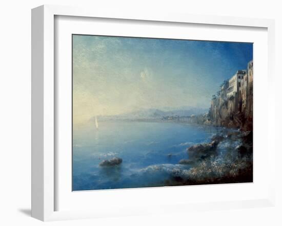 A View of Sorrento, 1892-Ivan Konstantinovich Aivazovsky-Framed Premium Giclee Print