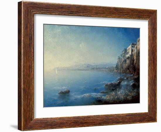 A View of Sorrento, 1892-Ivan Konstantinovich Aivazovsky-Framed Giclee Print