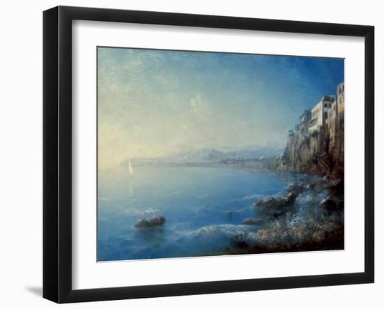 A View of Sorrento, 1892-Ivan Konstantinovich Aivazovsky-Framed Giclee Print