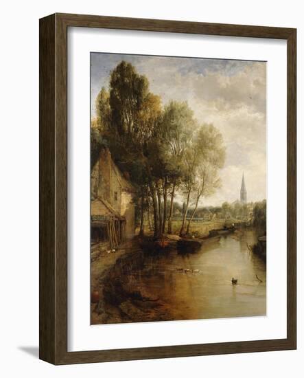 A View of Stratford Upon Avon-James Webb-Framed Giclee Print