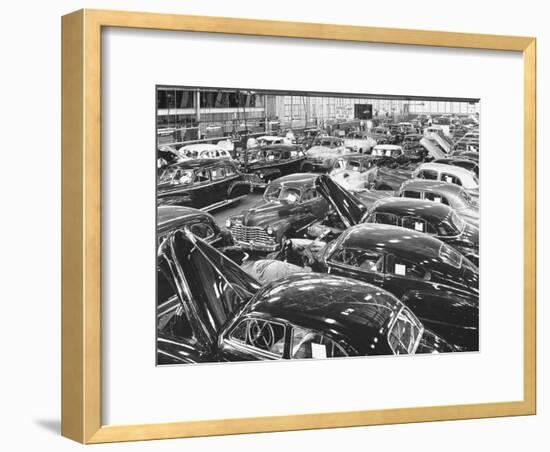 A View of the Cadillac Motors Production Line-null-Framed Photographic Print