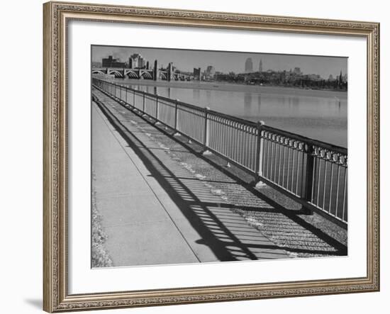 A View of the Charles River from a Story Concerning Boston-null-Framed Photographic Print