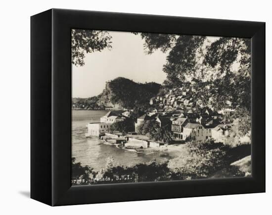 A View of the Coastal Town of St George's, Grenada, British West Indies-null-Framed Premier Image Canvas