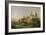 A view of the Dogana and Santa Maria della Salute-Canaletto-Framed Giclee Print