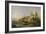 A view of the Dogana and Santa Maria della Salute-Canaletto-Framed Giclee Print