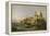 A view of the Dogana and Santa Maria della Salute-Canaletto-Framed Premier Image Canvas