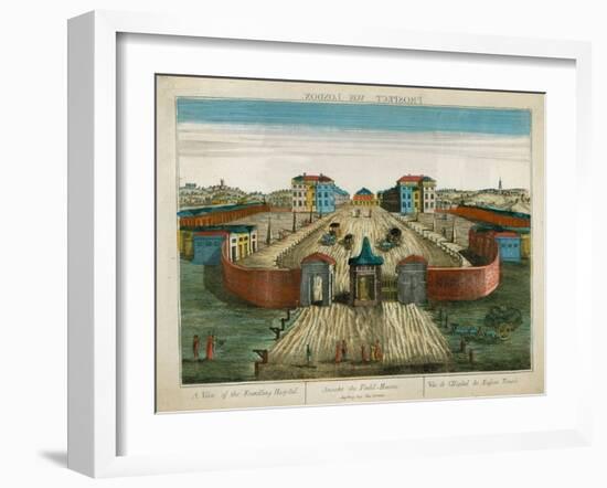 A View of the Foundling Hospital-null-Framed Giclee Print