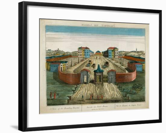 A View of the Foundling Hospital-null-Framed Giclee Print