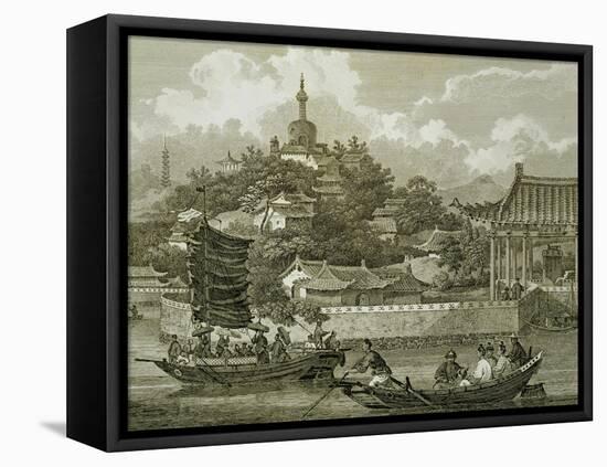 A View of the Gardens of the Imperial Palace, Peking, Detail-William Alexander-Framed Premier Image Canvas