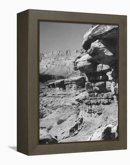 A View of the Grand Canyon National Park-null-Framed Premier Image Canvas