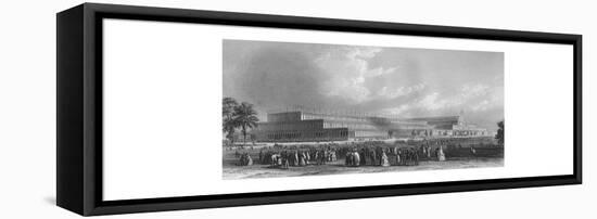 'A View of the Great Industrial Exhibition in Hyde Park', 1859-JC Armytage-Framed Stretched Canvas