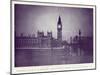 A View of the Houses of Parliament and Big Ben in the Rays of the Hunter's Moon, During the…-English Photographer-Mounted Giclee Print
