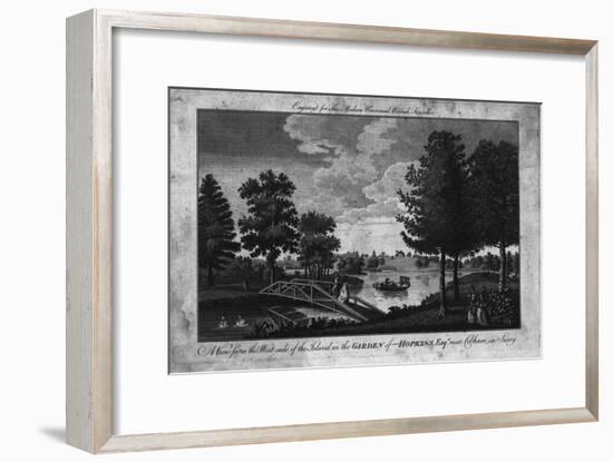 'A View of the Island in the Garden of Hopkins, Esqr. near Cobham in Surry.', c1760-Unknown-Framed Giclee Print