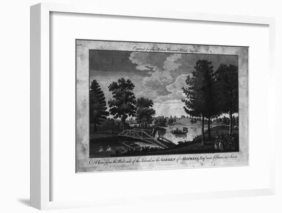 'A View of the Island in the Garden of Hopkins, Esqr. near Cobham in Surry.', c1760-Unknown-Framed Giclee Print