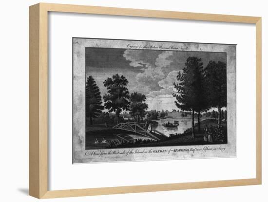 'A View of the Island in the Garden of Hopkins, Esqr. near Cobham in Surry.', c1760-Unknown-Framed Giclee Print