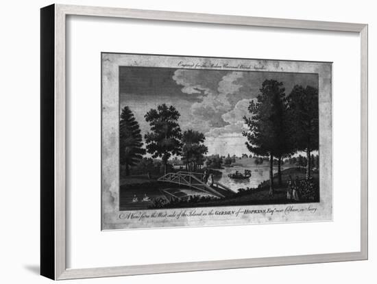 'A View of the Island in the Garden of Hopkins, Esqr. near Cobham in Surry.', c1760-Unknown-Framed Giclee Print