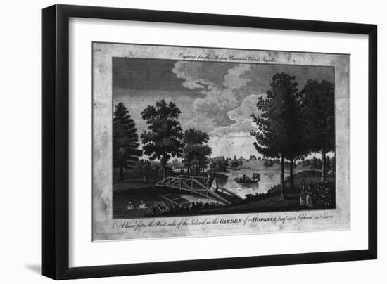 'A View of the Island in the Garden of Hopkins, Esqr. near Cobham in Surry.', c1760-Unknown-Framed Giclee Print