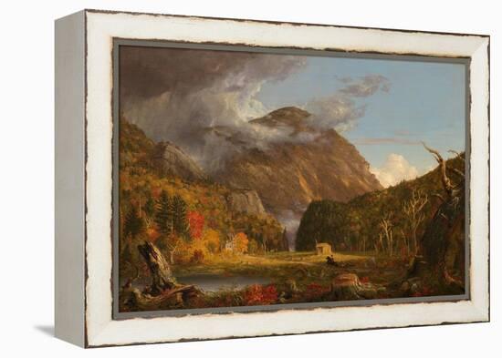 A View of the Mountain Pass Called the Notch of the White Mountains (Crawford Notch), 1839 (Oil on-Thomas Cole-Framed Premier Image Canvas