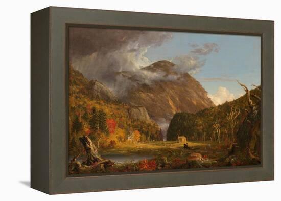 A View of the Mountain Pass Called the Notch of the White Mountains (Crawford Notch), 1839 (Oil on-Thomas Cole-Framed Premier Image Canvas