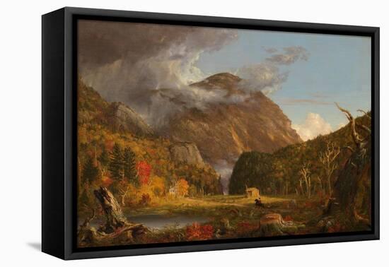 A View of the Mountain Pass Called the Notch of the White Mountains (Crawford Notch), 1839 (Oil on-Thomas Cole-Framed Premier Image Canvas