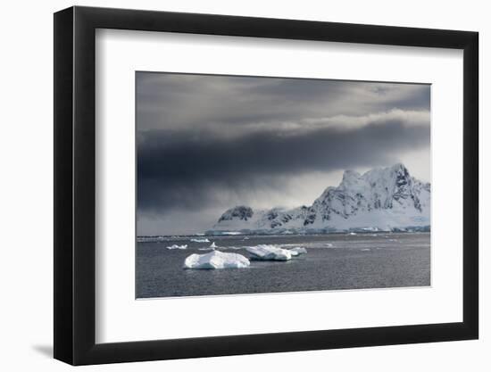 A view of the mountains surrounding Paradise Bay, Antarctica, Polar Regions-Sergio Pitamitz-Framed Photographic Print