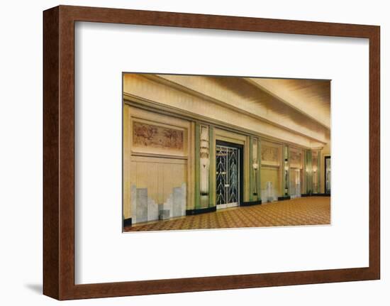 'A view of the new ballroom at Claridge's Hotel as designed by Oswald P. Milne', 1933-Unknown-Framed Photographic Print