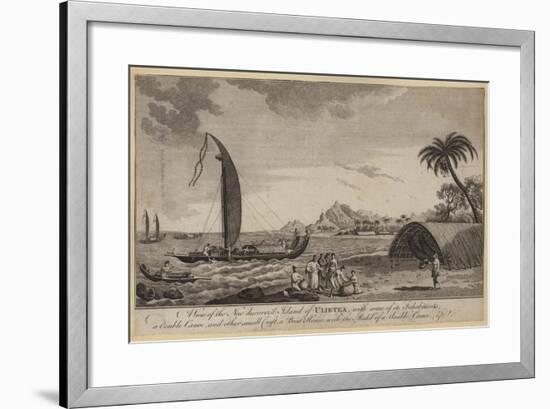 A View of the New Discovered Island of Ulietea-null-Framed Giclee Print