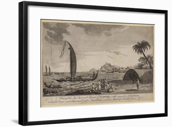 A View of the New Discovered Island of Ulietea-null-Framed Giclee Print