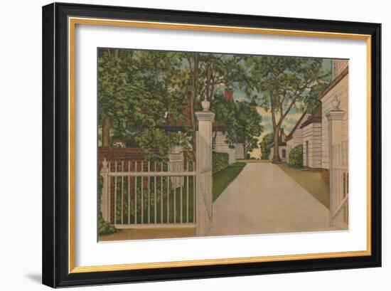 'A View of the North Lane', 1946-Unknown-Framed Giclee Print