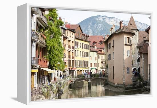 A View of the Old Town of Annecy, Haute-Savoie, France, Europe-Graham Lawrence-Framed Premier Image Canvas