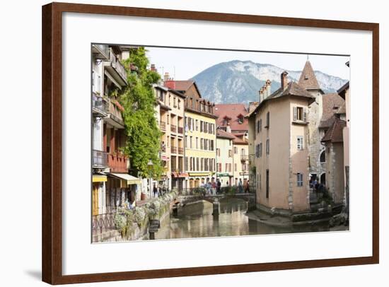 A View of the Old Town of Annecy, Haute-Savoie, France, Europe-Graham Lawrence-Framed Photographic Print