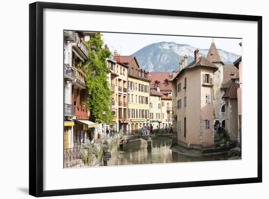 A View of the Old Town of Annecy, Haute-Savoie, France, Europe-Graham Lawrence-Framed Photographic Print