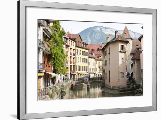 A View of the Old Town of Annecy, Haute-Savoie, France, Europe-Graham Lawrence-Framed Photographic Print