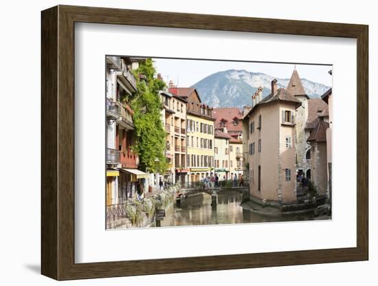 A View of the Old Town of Annecy, Haute-Savoie, France, Europe-Graham Lawrence-Framed Photographic Print