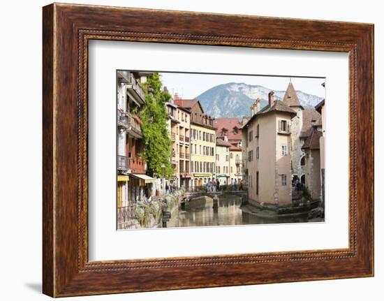 A View of the Old Town of Annecy, Haute-Savoie, France, Europe-Graham Lawrence-Framed Photographic Print