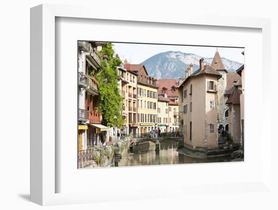 A View of the Old Town of Annecy, Haute-Savoie, France, Europe-Graham Lawrence-Framed Photographic Print