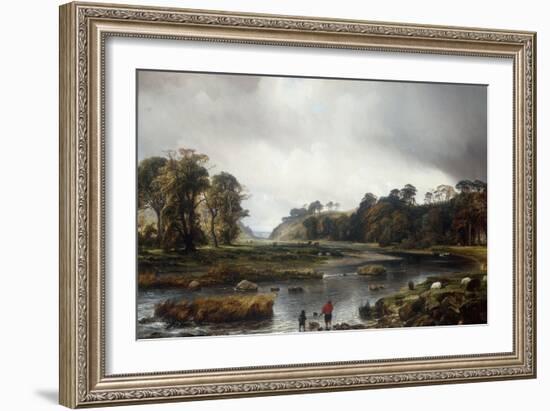 A View of the Park of Seaton, Scotland, 1840-Theodore Gudin-Framed Giclee Print