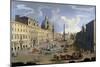 A View of the Piazza Navona in Rome-Gaspar van Wittel-Mounted Giclee Print