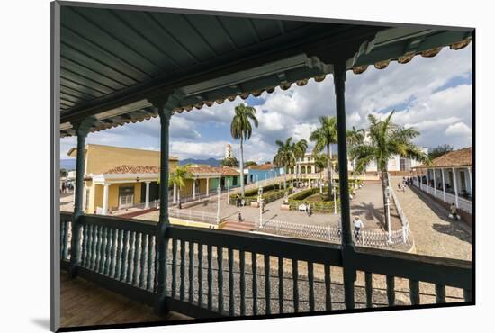 A view of the Plaza Mayor, Trinidad, UNESCO World Heritage Site, Cuba, West Indies, Caribbean, Cent-Michael Nolan-Mounted Photographic Print