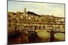 A View of the Ponte Vecchio, Florence-Antonietta Brandeis-Mounted Giclee Print