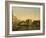 A View of the Rialto Bridge with the Palazzo dei Camerlenghi to the Right-Giuseppe Bernardino Bison-Framed Giclee Print