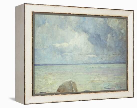 A View of the Sound-Soren Emil Carlsen-Framed Premier Image Canvas