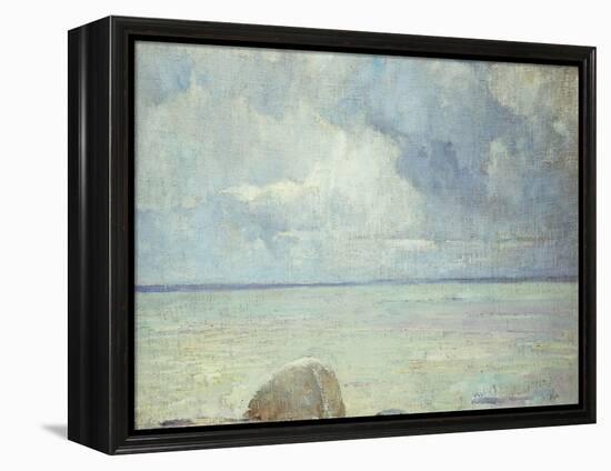 A View of the Sound-Soren Emil Carlsen-Framed Premier Image Canvas